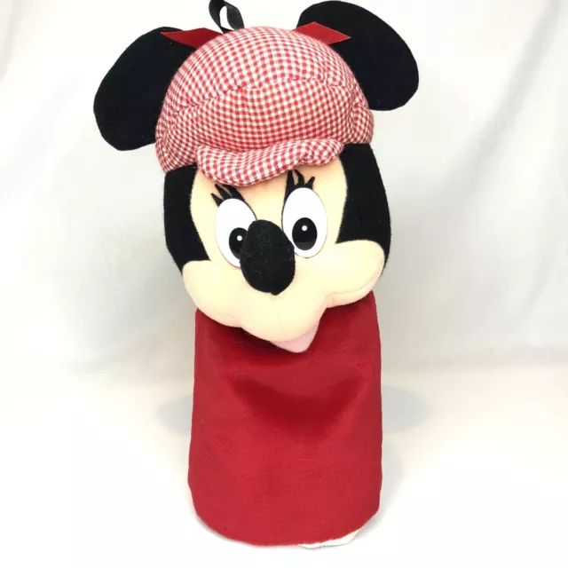Disney Store Peluche Minnie Mouse rouge de taille moyenne