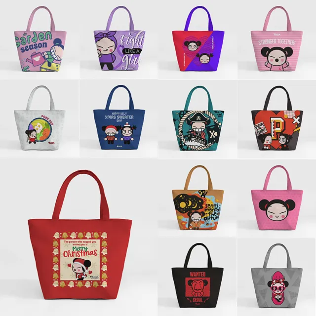 Cute Pucca Garu Women Handbags Cosmetic Clutch Bag Mini Underarm Bag Storage bag