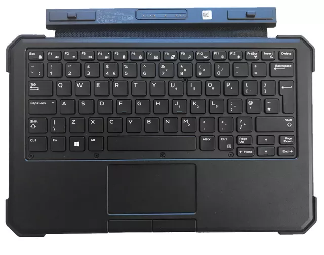 DELL KEYBOARD COVER Latitude 12 7220 7212 7202 Rugged Extreme Tablet UK  English EUR 214,09 - PicClick FR