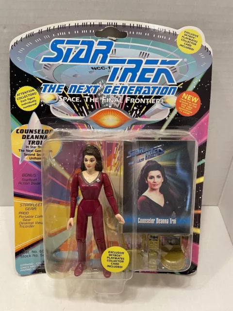 1993 Playmates Toys Star Trek The Next Generation Counselor Deanna Troi Figure