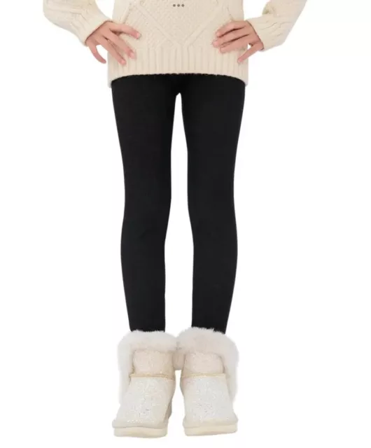 Free Country Girls Winter Warm High Waisted Fleece Thick Lined Leggings