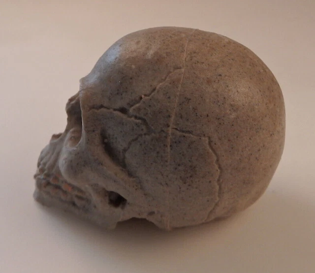 Memento Mori - kleiner schwerer Totenkopf - aus Apotheker-Nachlass (90742) 4