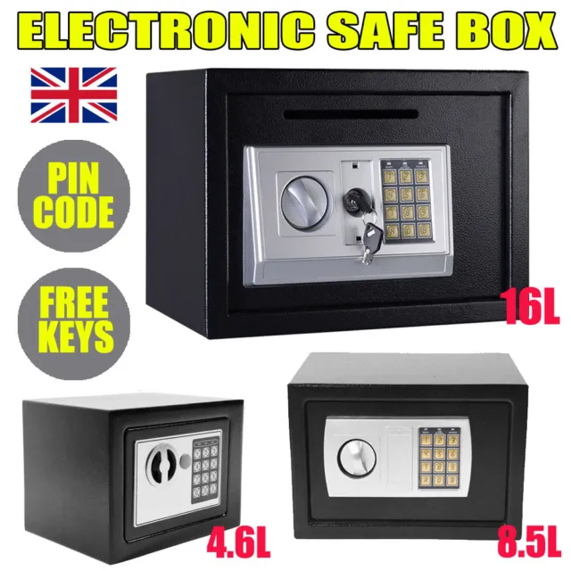 Electronic Password Security Safe Money Cash Deposit Box Office Home Safety Mini
