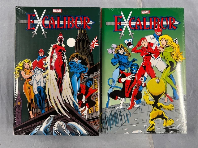 Marvel Comics EXCALIBUR Omnibus Vol #1 & 2 HC  Davis Cvr (2022) Global Shipping