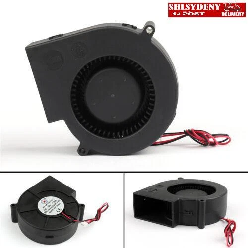 10PCS Brushless DC Cool Blower Fan 9733S 12V 2 pin 97x97x33mm Sleeve Bearing AU