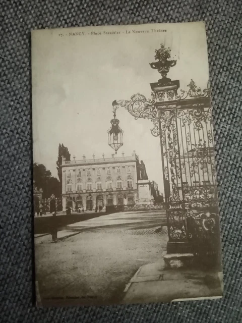 Cpa Nancy Place Stanislas Le Nouveau Théâtre
