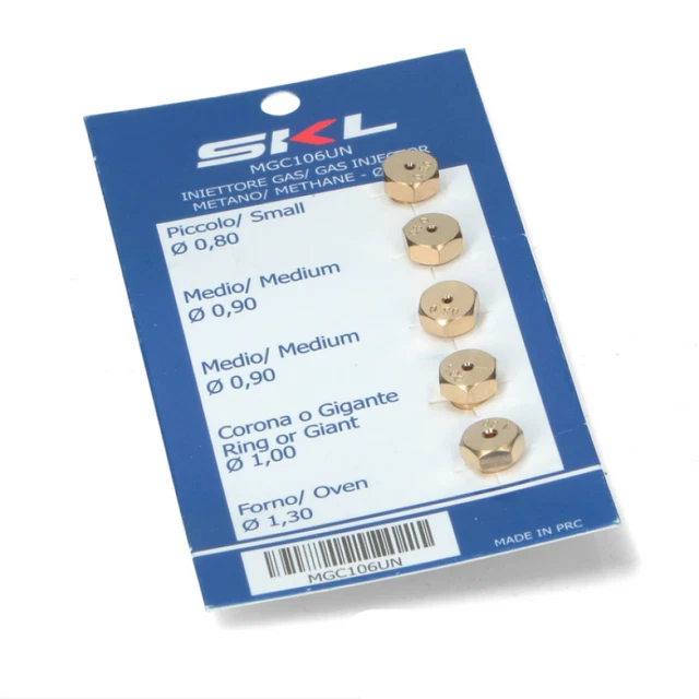 Kit Embouts Injecteurs Poêle Gaz Méthane 6Mb Universels Table de Cuisson Four
