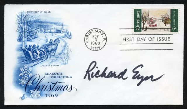 Richard Eyer signed autograph auto American Child Actor First Day Cover