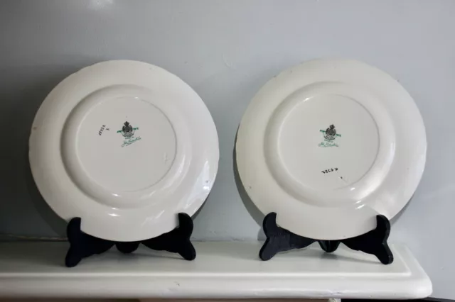 An Uncommon Pair of Mid Century Minton Plates, John Wadsworth, No. 5322 3