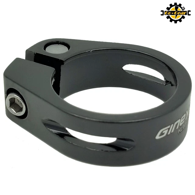 SATTELPFOSTENKLEMME 31,8 mm Bolzenlegierung für MTB Straße Hybrid BMX Fahrräder Fahrräder schwarz