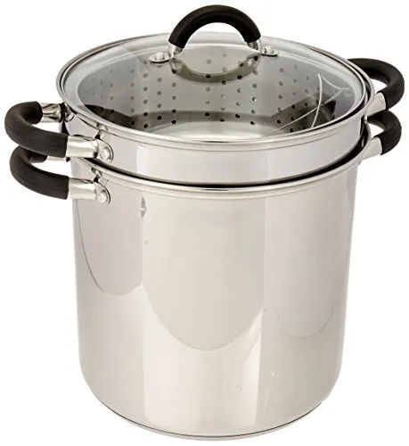 Brand New 12 Qt Multifunction Stainless Steel Pasta Cooker w/ Encapsulated Base