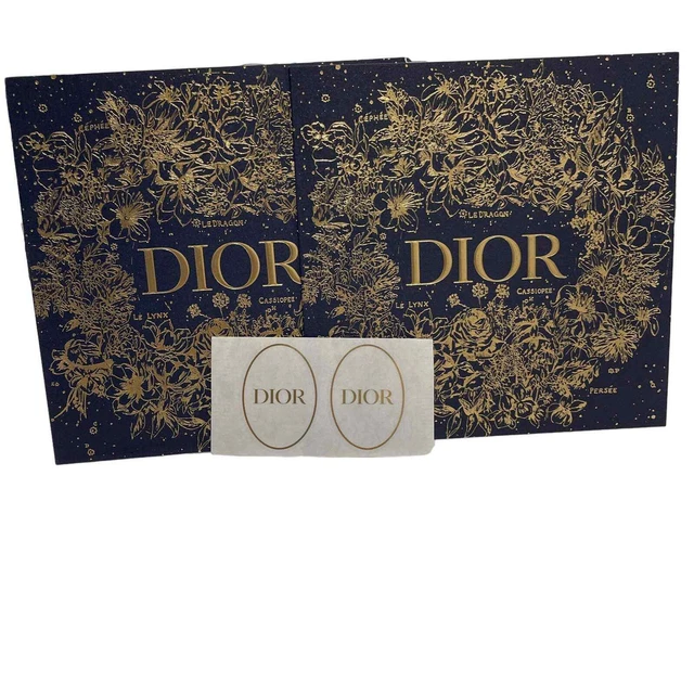 Dior cards medium with sticker seals New lot of 4