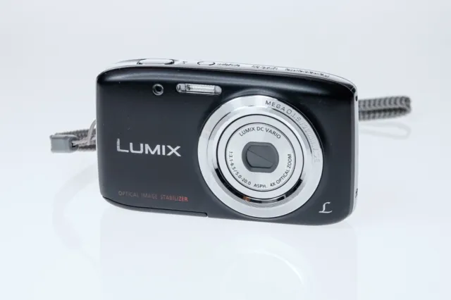 Panasonic Lumix DMC-S5 16.1MP Compact Digital Camera Black Tested