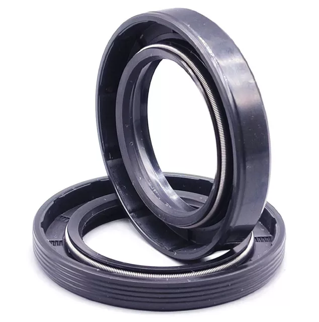 TC Oil Shaft Rotary Seal W/ Stainless Steel Spring Dbl Lip NBR Dust Seals Gasket