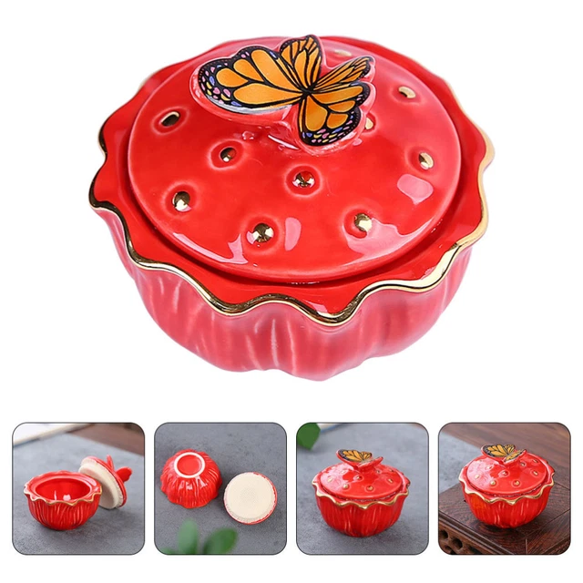 Contenitore Per Tè In Ceramica - Vintage, Con Coperchio, Per Spezie E Caffè - Foto 4