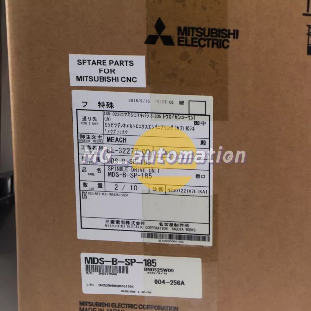 New In Box Mitsubishi MDS-B-SP-185 MDSB-SP-185 Servo Drive MDSBSP185