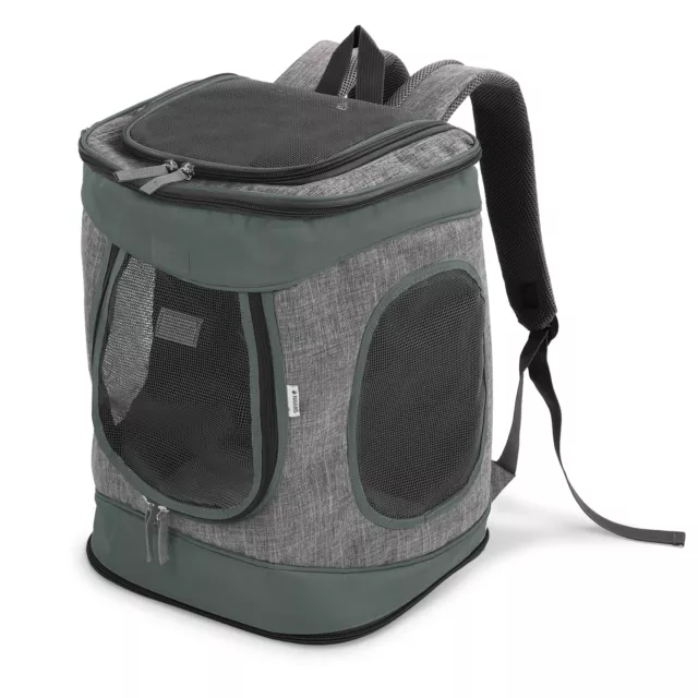 Sac de Transport pour Chat Chaton Respirant et Pliable - 15 kg max