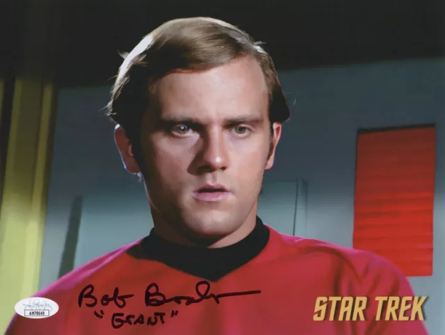 ROBERT "BOB" BRALVER Signed STAR TREK 8x10 Photo Authentic Autograph JSA COA