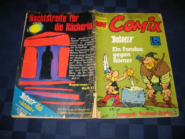 MV Comix ( Mickyvision ) Nr. 16 / 1971 , mit Asterix/Isnogud/M.Vaillant/Superman