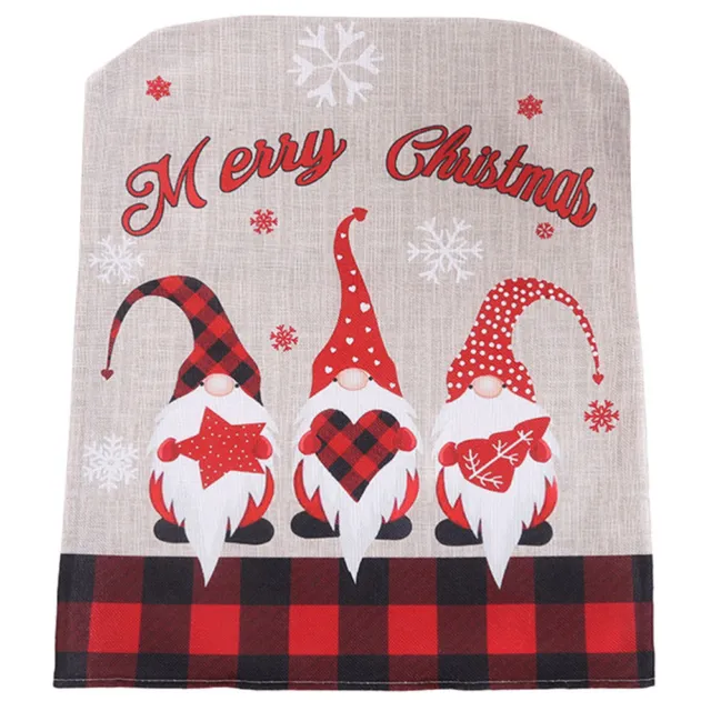 Non-woven Fabric Chair Cover Elder Christmas Room Decorations