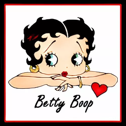 Betty Boop Resting head Red Heart Cartoon Pin-up  MAGNET