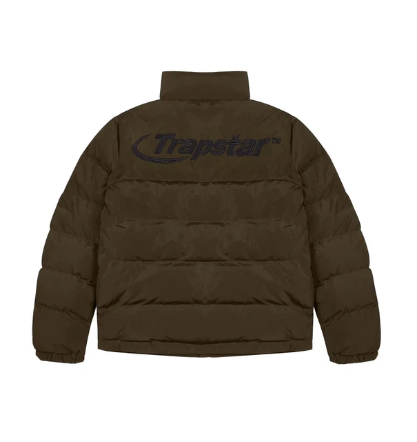 TRAPSTAR HYPERDRIVE PUFFER Jacket Olive Green Large £169.99