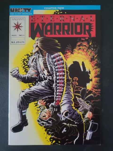 Eternal Warrior #1 (1992) Valiant Comics Frank Miller Cover Art! Jim Shooter!
