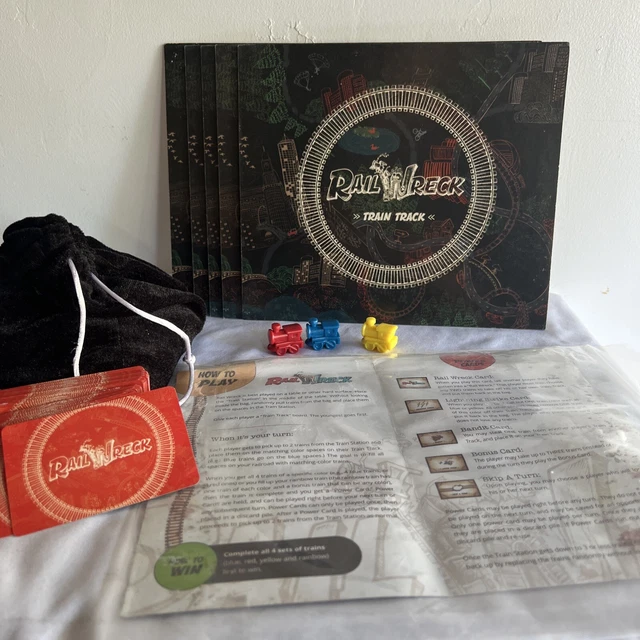 INSPIRATION PLAY RAIL Wreck Train Kids Game for Pre-School ...