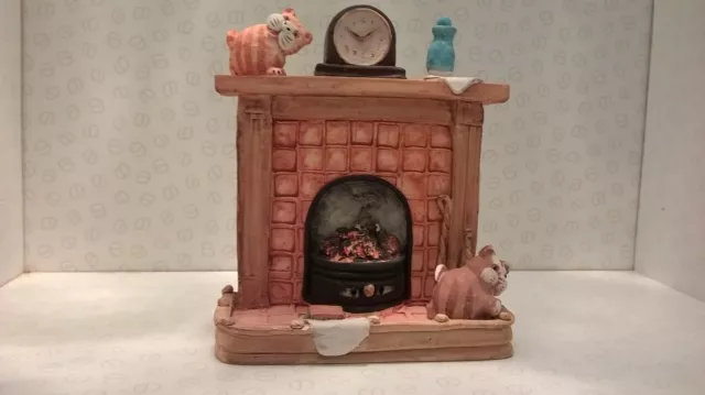 Peter Fagan Colourbox Cats Fireplace HS310 1984 No Box