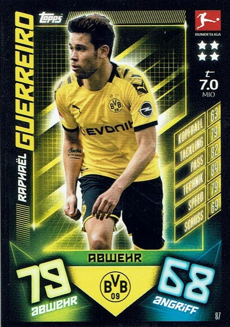 MATCH ATTAX 19/20 Bundesliga 2019/2020 Mapa Base Tarjeta Núm 84 Manuel