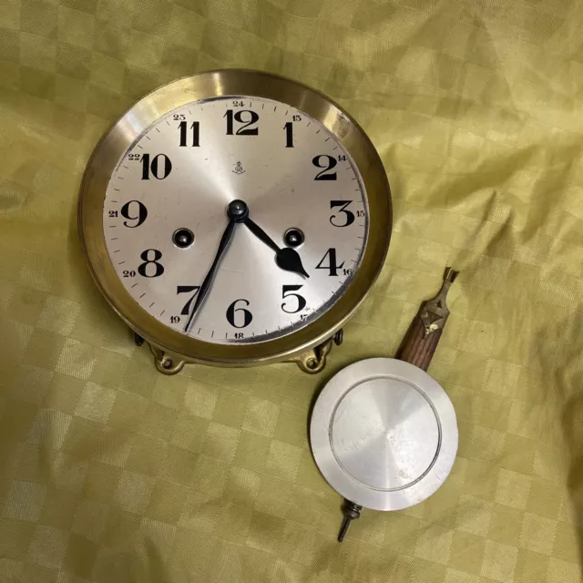 Gustav Becker Regulator Uhrwerk Antik Wanduhr Pendeluhr Vintage Jugendstil Uhr