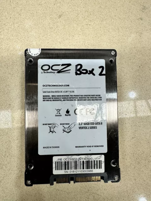 Genuine Ocz Vertex Plus Sata Ii Solid State Drive 60Gb Oczssd2-1Vtxpl60G