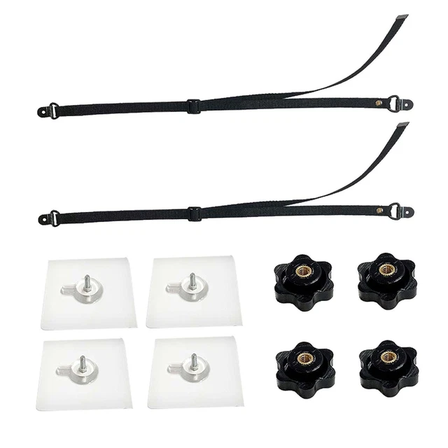 2Pcs TV Safety Straps Secure Stand TV Wall Anchor Straps Strap for Flat Screen