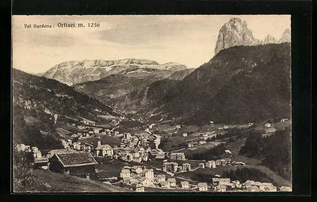Ansichtskarte Ortisei /Val Gardena, Panorama 1929