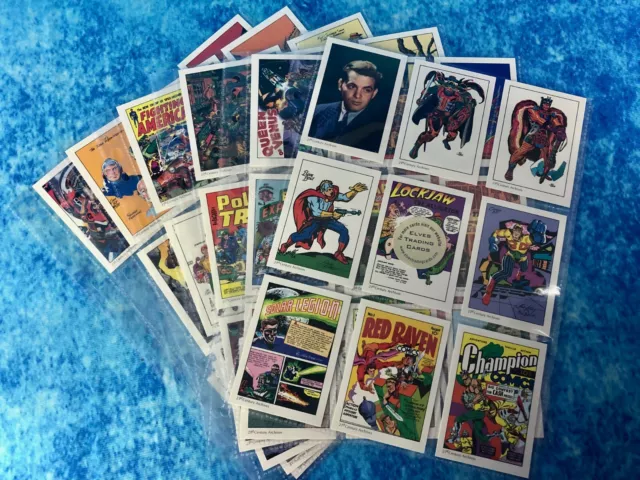 The Comic Art Tribute to Joe Simon & Jack Kirby trading card complete base set