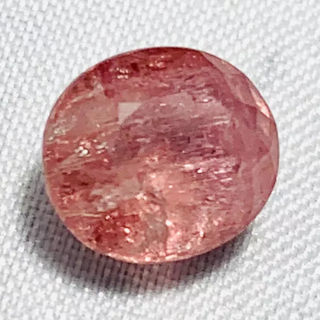 Echter Ovaler Pink Padparadsha Turmalin 3.105ct 9.3x8.1mm