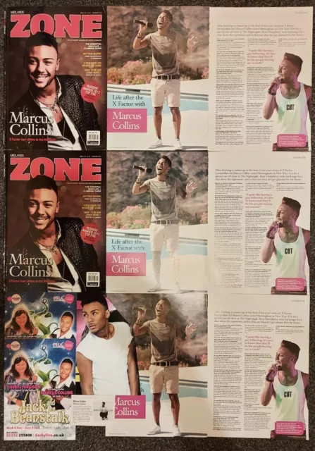 Marcus Collins  - Magazine Cuttings/Panto Flyers