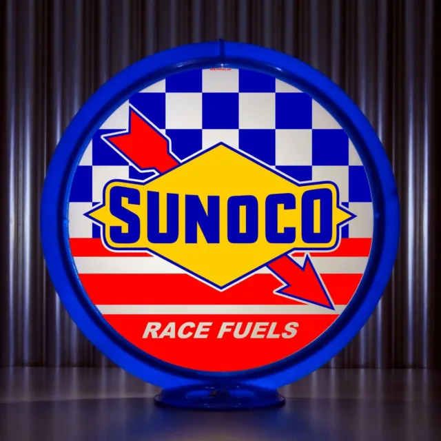 Sunoco Racing Fuels - 13.5" Gas Pump Globe -  Made by Pogo's Garage