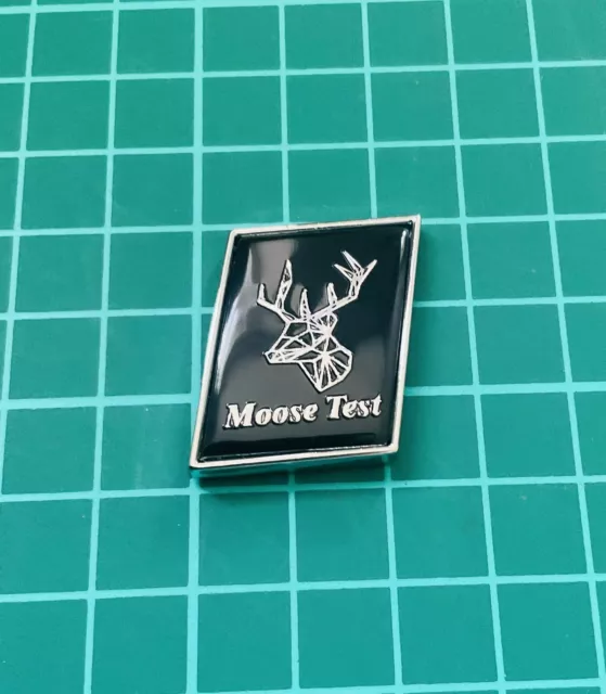 Moose Test Metal Badge Sticker For Sweden Cars S,V,XC Series