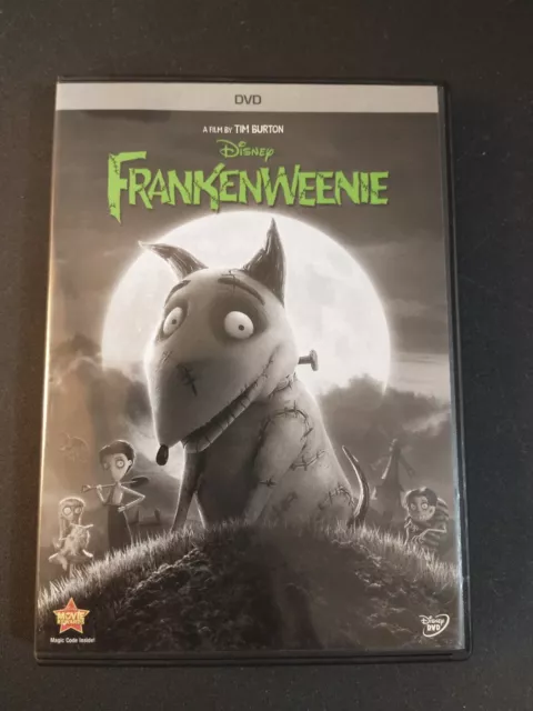 Frankenweenie DVD By Tim Burton