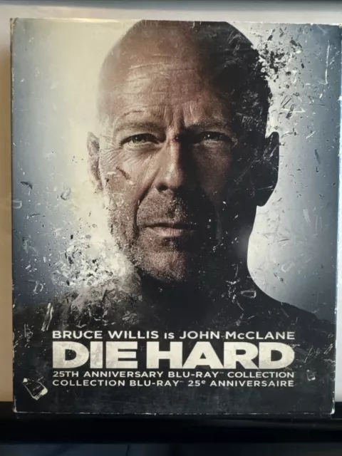Die Hard 25th Anniversary Collection Blu-ray Bruce Willis Rare Slipcover OOP