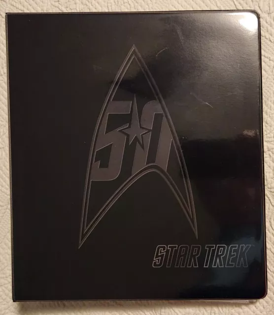 ULTRA RARE STAR Trek 50th Anniversary Base Set Promo Case Topper ...