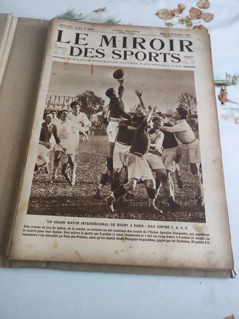 Miroir Des Sports N°251 Du 1er Avril 1925 - Vintage Sport