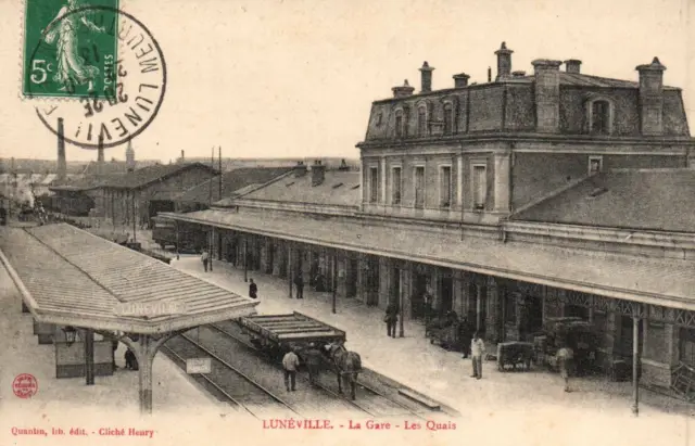 CPA 54 - LUNEVILLE (Meurthe et Moselle) - La Gare - Les Quais