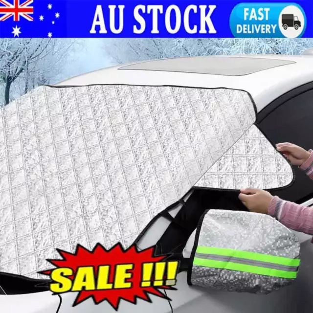 CAR WINDSHIELD MAGNETIC Windscreen Cover For Snow Rain Sun Frost