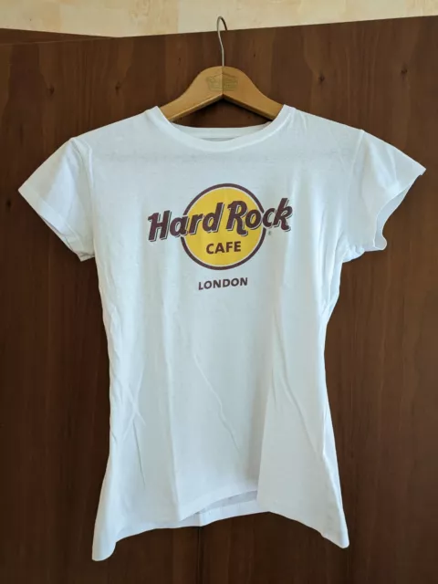 Hard Rock Cafe London t-shirt Damen Weiß Gebraucht