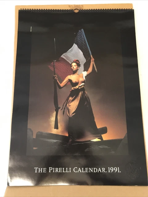 Pirelli calendar 1991 in  Original box  . Man cave decoration