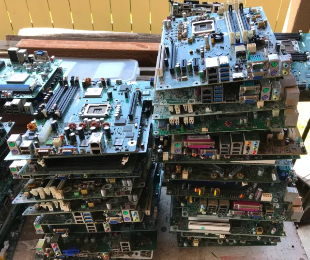 MAKE OFFER 45+ Pounds Old PC Motherboards Gold Metals Recovery Scrap Lot Recycle MAKE OFFER 45+ Pounds Old PC Motherboards Gold Metals Recovery Scrap Lot Recycle
