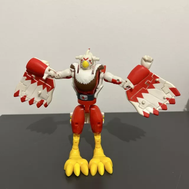 Bandai 2000 Silphymon Aquilamon Digimon Digivolving 7"" Figur **fehlende Hörner**