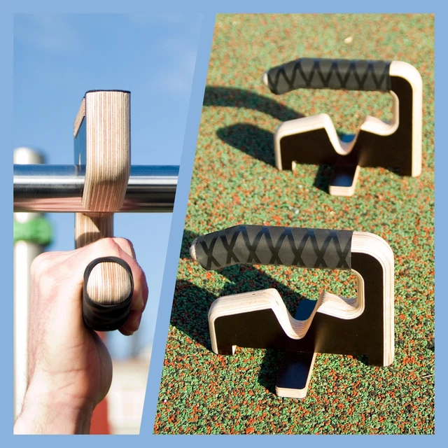 NEUTRAL GRIP PULL Up & Push Up Bar Grip Flipper Calisthenics Workout